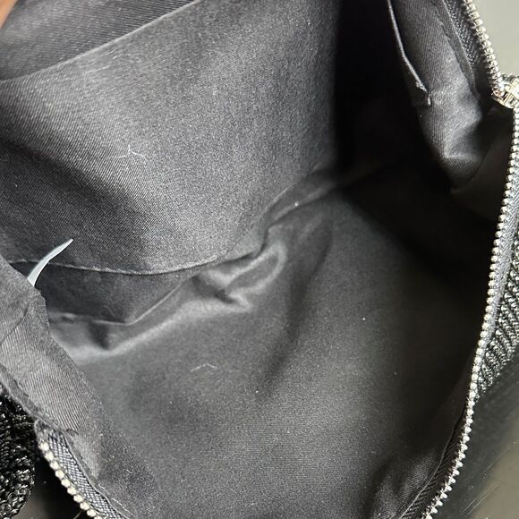 Shimmer Evening Shoulder Bag Sparkle with Knot Strap, Like New - Picture 9 of 11